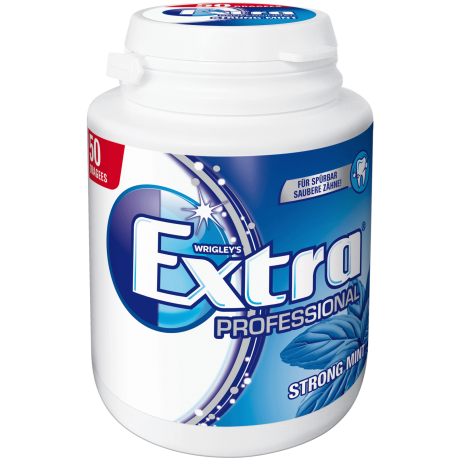Wrigley&#x27;s Extra Professional Strong Mint Жевательная резинка перечная мята 50 шт.