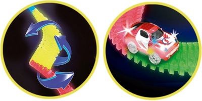 FANTASTIC TRACKS Autorennbahn Zubehor Set 2 Wendeplattformen Autorennbahn Zubehor Набор аксессуаров для гоночной трассы 2 поворотные платформы Аксессуары для гоночной трассы