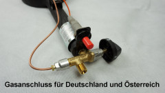 BlueCraft BlueCraft Gaskocher, (mit Piezozundung, Zundsicherung, inkl. Gasschlauch und Manometer-Gasregler), 10,5 kW 4 Fuss Hockerkocher Campingkocher Gasbrenner 4 Bein  Газовая плита BlueCraft, (с пьезоподжигом, предохранителем зажигания, включая газовый