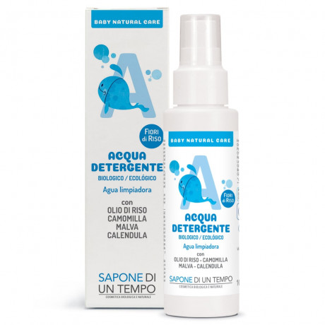 SAPONE DI UN TEMPO Baby-Reinigungswasser Reisbluten Reisol, Malve, Ringelblume  Детская очищающая вода Rice Blossoms Reisol, Mallow, Calendula