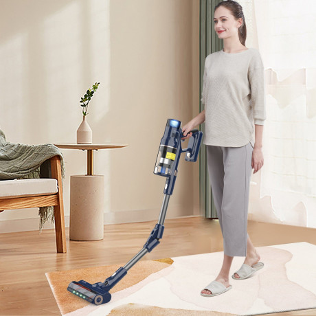 LBF LBF Akku-Stielstaubsauger VICSONIC S7, 480,00 W, kabellos, 7-in-1 Staubsauger Beutellos,480W,180° klappbar,bis 13/20/33/65Min Blau Беспроводной пылесос LBF VICSONIC S7, 480,00 Вт, беспроводной, пылесос 7-в-1 без мешка, 480 Вт, складной на 180°, до 13/