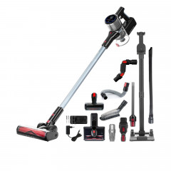 Genius Genius Akku-Hand-und Stielstaubsauger Invictus X9 Facelift Kabellos 20-tlg., Akkustaubsauger, 450,00 W, beutellos HEPA Filter, Aufbewahrungsstation mit Ladestation LED Burste Set AKKU bis zu 55 Min  Genius беспроводной ручной пылесос Invictus