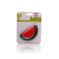 MONI Beissring Wassermelone Kuhlbeissring als Zahnungshilfe Beissringe Арбузное прорезывательное кольцо Прорезывающее кольцо Kuhl в качестве вспомогательного средства при прорезывании зубов Прорезыватели