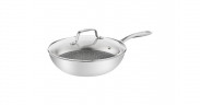Tefal Tefal Wok-Pfanne Eternal Mesh, O 28cm edelstahl, mit Glasdeckel  edelstahl Сковорода-вок Tefal Eternal Mesh, O 28см, нержавеющая сталь, со стеклянной крышкой