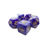 dice4friends 7-tlg. RPG Wurfelset Pearl: Purple\/Gold 7 шт. RPG Dice Set Жемчуг: Фиолетовый/Золотой
