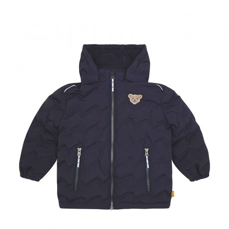 Steiff Jacke mit flauschigem Teddybarmotiv Outdoorjacken Куртка с пушистым плюшевым принтом Куртки для активного отдыха