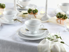 Creatable Creatable Kombiservice 30-tlg. MARIA THERESIA Weiss Создаваемый комбинированный сервиз 30 шт. МАРИЯ ТЕРЕЗИЯ