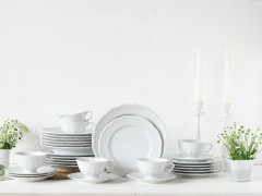 Creatable Creatable Kombiservice 30-tlg. MARIA THERESIA Weiss Создаваемый комбинированный сервиз 30 шт. МАРИЯ ТЕРЕЗИЯ