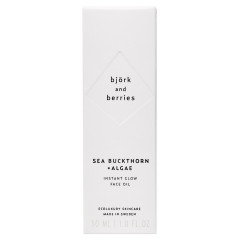 Bjork  Berries Sea Buckthorn &amp; Algae Instant Glow Face Oil  Мгновенное сияющее масло для лица с облепихой и водорослями