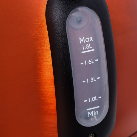 Grafner Grafner Wasserkocher Retro Wasserkocher Edelstahl in verschiedenen Farben, 2200 W, Kalkfilter, 1,8 Liter Fassungsvermogen kupfer Чайник Grafner, ретро-чайник из нержавеющей стали, разные цвета, 2200 Вт, фильтр от накипи, емкость 1,8 литра.