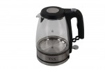 BURI BURI Wasserkocher TAS Glas LED Wasserkocher 1,5 Liter schnurlos 1800W 360° Teekocher Tee  Чайник BURI TAS стеклянный светодиодный чайник 1,5 литра беспроводной 1800 Вт 360° заварочный чайник для чая