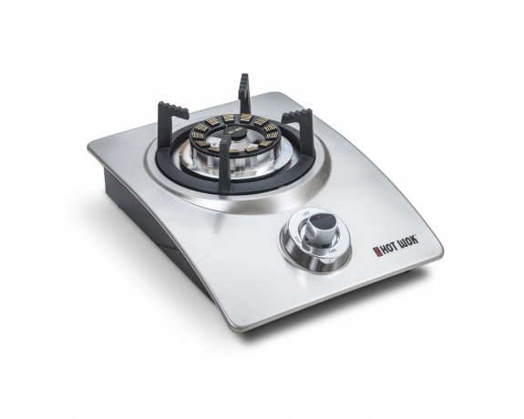 HOTWOK HOTWOK Gaskocher, Wokbrenner "Hot Wok Silver-Line" 4,5 kW Gasbrenner aus Edelstahl Газовая плита HOTWOK, горелка вок "Hot Wok Silver-Line" Газовая горелка 4,5 кВт из нержавеющей стали