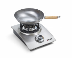 HOTWOK HOTWOK Gaskocher, Wokbrenner &quot;Hot Wok Silver-Line&quot; 4,5 kW Gasbrenner aus Edelstahl  Газовая плита HOTWOK, горелка вок &amp;quot;Hot Wok Silver-Line&amp;quot; Газовая горелка 4,5 кВт из нержавеющей стали