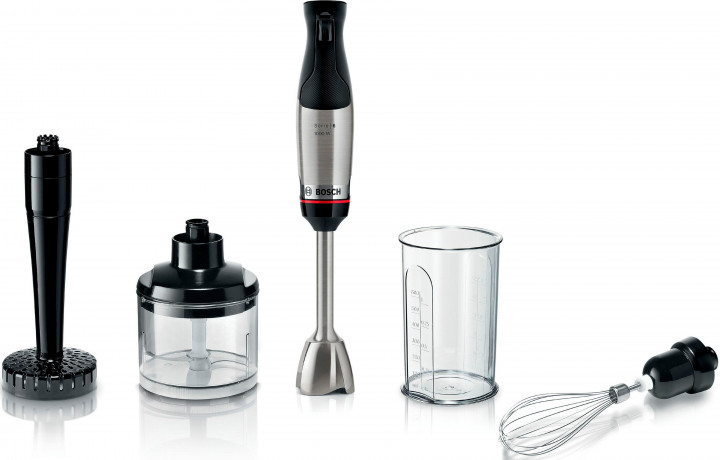 BOSCH BOSCH Stabmixer MSM6M623 Stabmixer 1000 Watt edelstahl/schwarz, 1000 W  Ручной блендер BOSCH MSM6M623 ручной блендер 1000 Вт нержавеющая сталь/черный, 1000 Вт