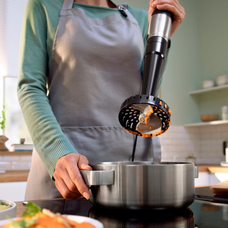 BOSCH BOSCH Stabmixer MSM6M623 Stabmixer 1000 Watt edelstahl/schwarz, 1000 W  Ручной блендер BOSCH MSM6M623 ручной блендер 1000 Вт нержавеющая сталь/черный, 1000 Вт