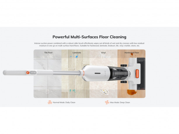 ILIFE ILIFE Akku-Handstaubsauger W90 3-in-1-Handstick-Akku-Nass- und Trockensauger, 150,00 W, Abwassertanktrennung reinigen, 13000pa, Automatische Reinigungstaste, Intelligent voice prompt system  Беспроводной ручной пылесос ILIFE W90 Беспроводной ручной 