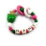 elefantasie Greifling Frosch personalisiert mit Namen Игрушечная лягушка с когтями