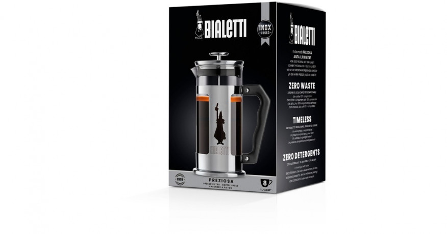 Bialetti Bialetti Preziosa, Kaffeebereiter silber, 1 Liter  silber Bialetti Preziosa, кофеварка серебро, 1 литр