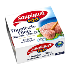 Saupiquet Филе тунца Naturale без масла 130г