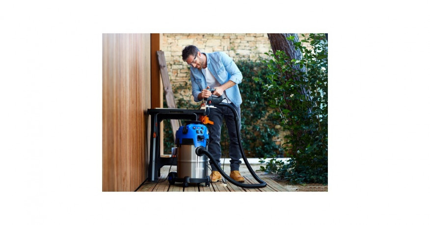 Nilfisk Nilfisk Nass-/Trockensauger Multi II 30T Inox VSC inox/blau inox/blau Пылесос для влажной и сухой уборки Nilfisk Multi II 30T Inox VSC inox/синий