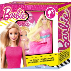 Barbie (Барби) Korperpflege Geschenkset Подарочный набор, Duschgel 300 мл + Badeschwamm / 1 шт.