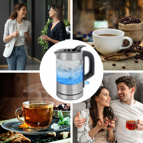 ProfiCook ProfiCook Wasserkocher PC-WKS 1228 G inox, Glas, 360°, 0,5 l, 1100 W  Чайник ProfiCook PC-WKS 1228 G inox, стекло, 360°, 0,5 л, 1100 Вт