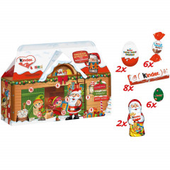 kinder Mix 3D-Haus Adventskalender 234g x 5stk, Киндер Адвент-календарь 2024 &quot;Дом Kinder Mix&quot;, 24 сладких сюрприза,  27x21x9см, 234г x 5 упаковок