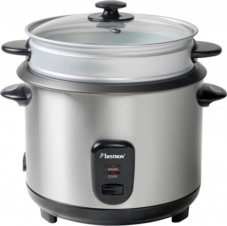bestron bestron Reiskocher Bestron Reiskocher ARC180 Edelstahl 700 W 1,8 L  рисоварка Bestron Рисоварка Bestron ARC180 нержавеющая сталь 700 Вт 1,8 л