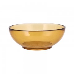 Bitz Bitz Kusintha - Glas amber Salatschussel d: 24 cm / h: 9 cm Bitz Kusintha - Салатник янтарный стеклянный д: 24 см / в: 9 см