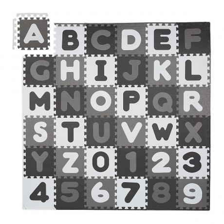 relaxdays Puzzlematte ABC und Zahlen Коврик-пазл ABC и цифры