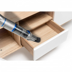 Genius Genius Akku-Handstaubsauger Invictus One 2.0, blau, beutellos, kabellos mit 13 kPA, Akku, Fugenduse, Bodenduse Blau Беспроводной ручной пылесос Genius Invictus One 2.0, синий, без мешка, беспроводной, 13 кПа, аккумулятор, щелевая насадка, насадка д