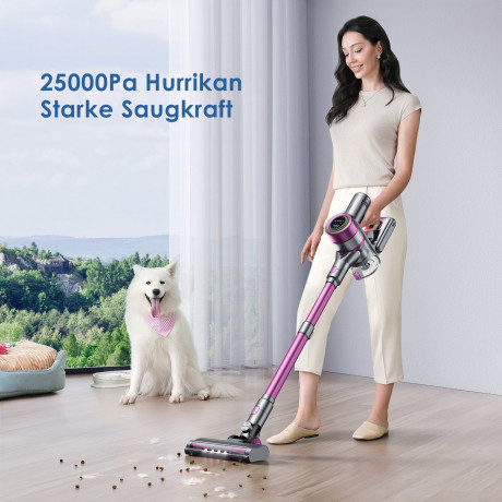 oyajia oyajia Akku-Hand-und Stielstaubsauger Smart 6 in 1 Kabellos Akkusauger 25,9V Ladestation  Halterung 2-in-1, 265,00 W, beutellos, 25kPA mit 50 Min. Laufzeit fur Hartboden, Teppich, Tierhaare Grun Беспроводной ручной и стержневой пылесос oyajia Беспр