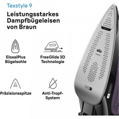 Braun Braun Dampfbugeleisen SI 9661 TexStyle 9  Паровой утюг Braun SI 9661 TexStyle 9