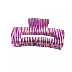 Chris Rubin Ruby Haarklammer Purple Strips Рубиновая заколка для волос