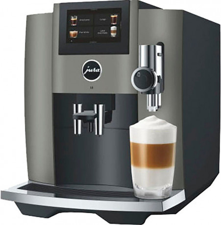 JURA JURA Kaffeevollautomat 15480 S8 Dark Inox (EB)  Полностью автоматическая кофемашина JURA 15480 S8 Dark Inox (EB)