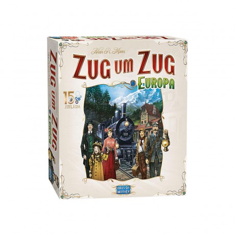 Goliath Zug um Zug Europa 15 Jahre Jubilaums Edition Билет на поездку в Европу