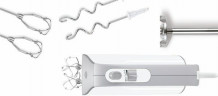 BOSCH BOSCH Handmixer MFQ4075DE Handmixer weiss/silber, 550 W  Ручной миксер BOSCH MFQ4075DE ручной миксер белый/серебристый, 550 Вт