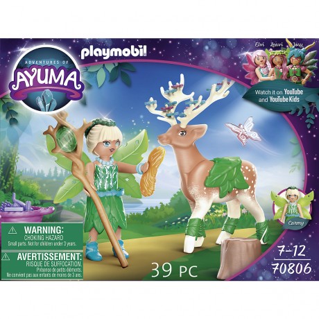 PLAYMOBIL Adventures of Ayuma 4er Set: 70799 Gemeinschaftsbaum + 70806 Forest Fairy mit Seelentier + 70803 Crystal Fairy und Bat Fairy mit Seelentieren + 70802 Knight Fairy mit Seelentier Приключения Аюмы Набор из 4 штук: 70799 Дерево сообщества + 70806 Л