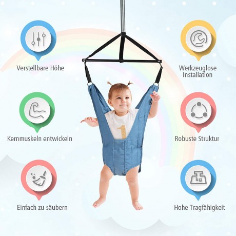 COSTWAY® Turhopser inkl. Turklammer 6-12 Monate Дверная перемычка