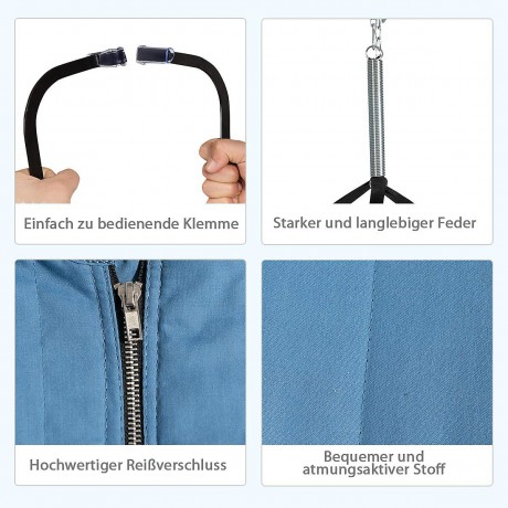 COSTWAY® Turhopser inkl. Turklammer 6-12 Monate Дверная перемычка
