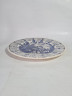Тарелки винтажные English Ironstone, бело-голубая керамика, 4 шт x 24,5 x 2 см, Англия, 1986г.