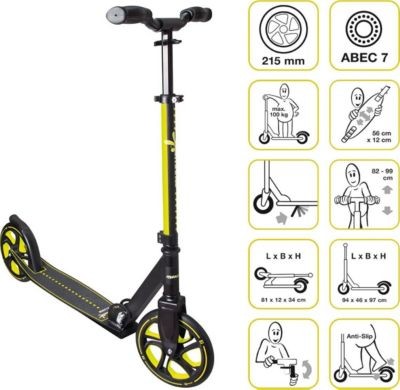 Muuwmi Muuwmi Scooter Pro lime 215 mm Muuwmi Scooter Pro салатовый 215 мм