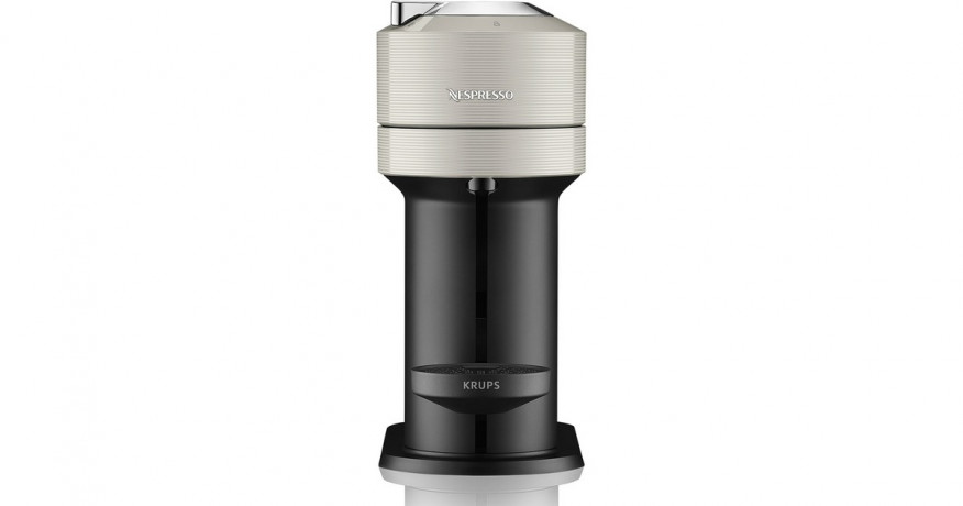 Krups Krups Nespresso Vertuo Next & Aeroccino XN911B, Kapselmaschine hellgrau/schwarz  hellgrau, schwarz Krups Nespresso Vertuo Next &amp; Aeroccino XN911B, капсульная машина светло-серый/черный