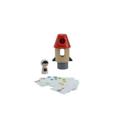 PLANTOYS Stapelspielzeug Raumschiff Steckspielzeug Штабелируемая игрушка с космическим кораблем