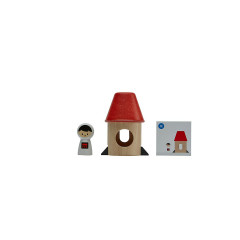 PLANTOYS Stapelspielzeug Raumschiff Steckspielzeug Штабелируемая игрушка с космическим кораблем