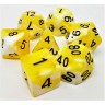 dice4friends 7-tlg. RPG Wurfelset: Racing Yellow\/White 7 шт. Набор игральных костей RPG: Racing Yellow/White
