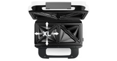 Tefal Tefal Snack XL SW7011, Sandwichmaker weiss/grau, 850 Watt, mit 2 Platten-Sets  weiss/grau Tefal Snack XL SW7011, сэндвичница белый/серый, 850 Вт, с 2 наборами тарелок