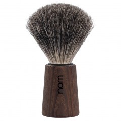 nom Rasierpinsel THEO reines Dachshaar Dark Ash  Помазок для бритья THEO pure badger hair Dark Ash