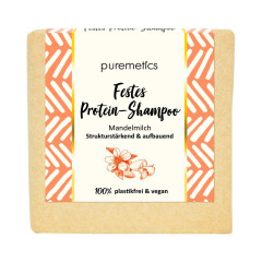 puremetics Festes Protein-Shampoo Mandelmilch  Твердый протеиновый шампунь с миндальным молоком