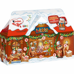 kinder Mix 3D-Haus Adventskalender 234g Киндер Адвент-календарь 2024 &quot;Дом Kinder Mix&quot;, 24 сладких сюрприза,  27x21x9см, 234г